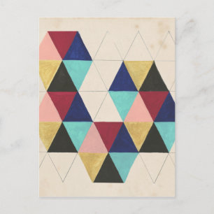 Geometriskt Mönsterlek III Vykort