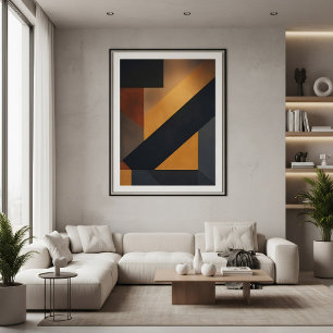 Geometriskt mosaik poster