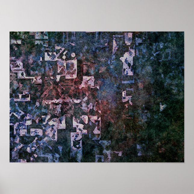 Geometriskt mosaikabstrakt  poster (Framsidan)