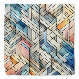 Geometriskt mosaikmönster bandana