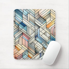 Geometriskt mosaikmönster musmatta