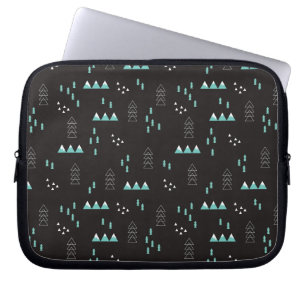 Geometriskt nattmönster för underland laptop fodral