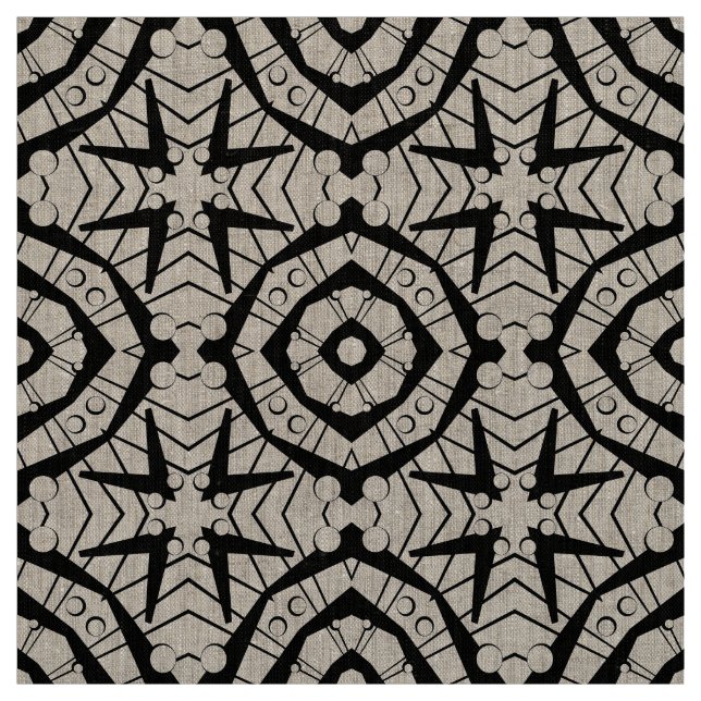 Geometriskt och stam- stilmönster tyg (Provkarta)