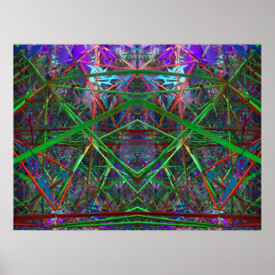 Geometriskt område för fibonacci poster