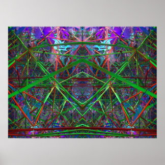 Geometriskt område för fibonacci poster