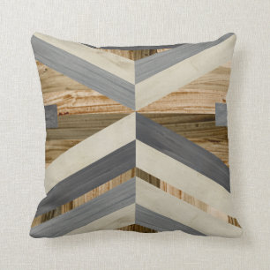 Geometriskt pålägg kudde