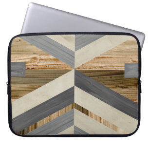Geometriskt pålägg laptop fodral