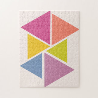 Geometriskt pussel för mitten av århundradet