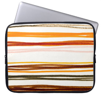 Geometriskt rand, illustration av orangens vattenf laptop fodral