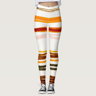 Geometriskt rand, illustration av orangens vattenf leggings