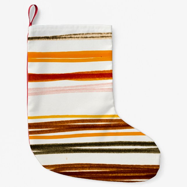 Geometriskt rand, illustration av orangens vattenf liten julstrumpa (Framsidan)