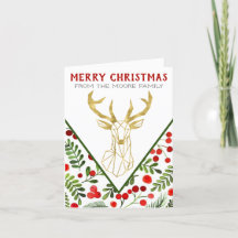 Geometriskt rindekort - tomt