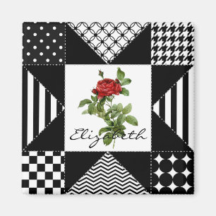 Geometriskt Rosennamn Magnet