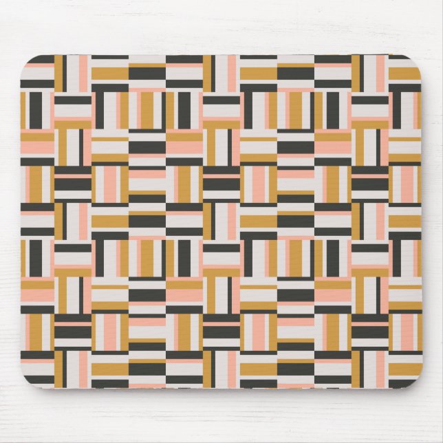 Geometriskt Shapemönster Musmatta (Framsidan)