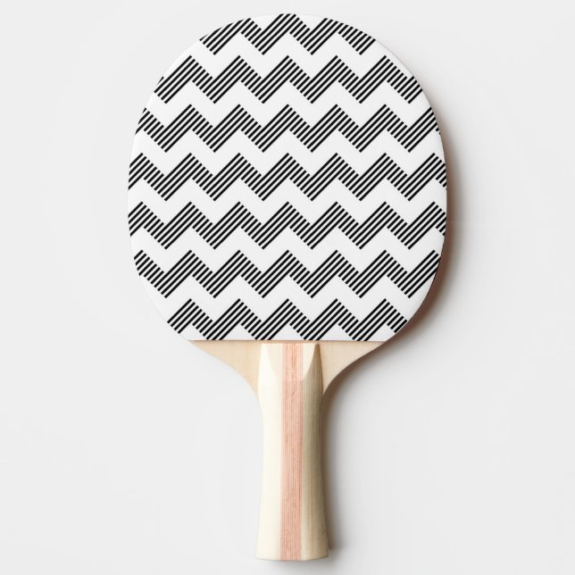 Geometriskt sicksackmönster 2 pingisracket (Framsidan)