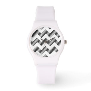 Geometriskt sicksackmönster armbandsur