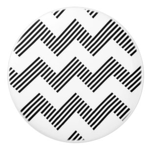 Geometriskt sicksackmönster knopp