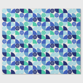 Geometriskt Snöflingor - ljusbakgrund Presentpapper