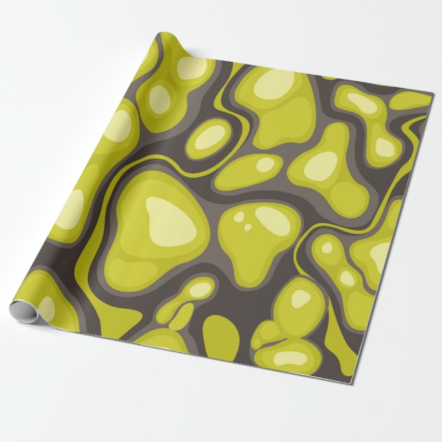 Geometriskt sömlöst mönster från prickar. Abstrakt Presentpapper (Utrullad)