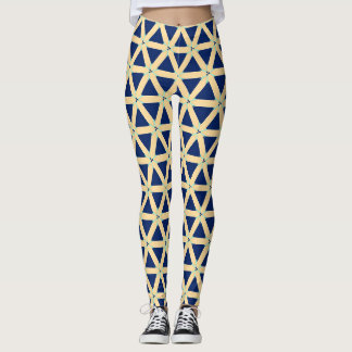 Geometriskt sömlöst Mönster Leggings
