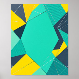 Geometriskt spektrum poster