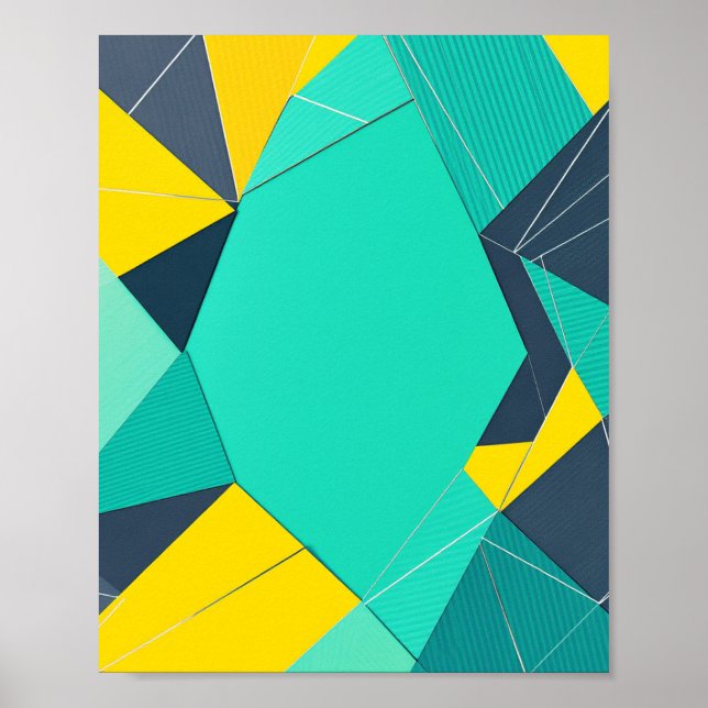 Geometriskt spektrum poster (Framsidan)