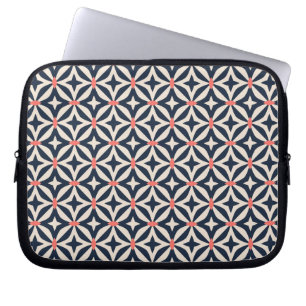 Geometriskt stjärnamönster laptop fodral