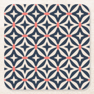 Geometriskt stjärnamönster underlägg papper kvadrat