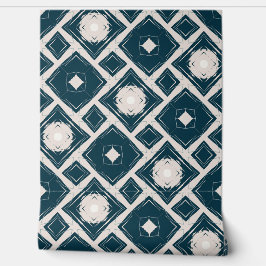 Geometriskt svart och gam Modern Tile Mönster