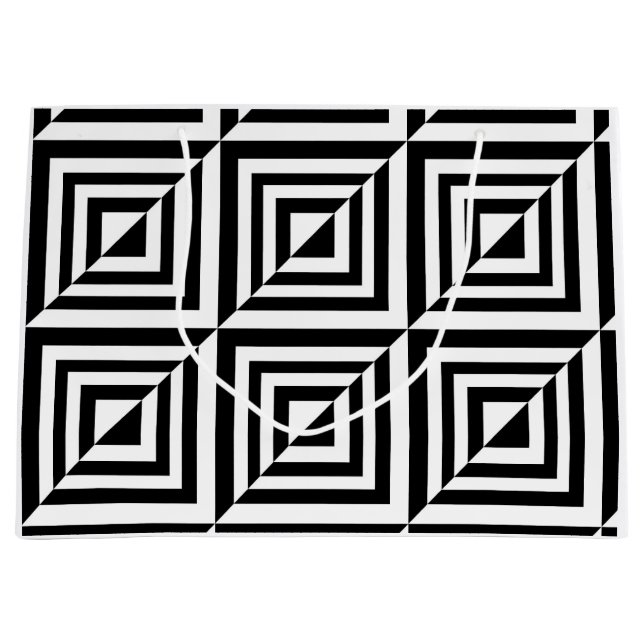 Geometriskt svart och vitt mönster (Framsidan)