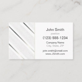 Geometriskt trendig mönster visitkort