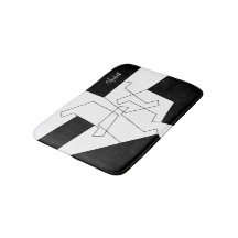 Geometriskt Trendig, svart och vit Personlig