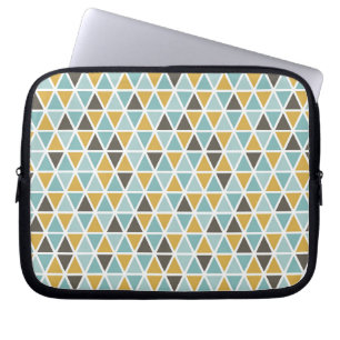 Geometriskt triangelmönster laptop fodral