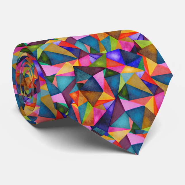 Geometriskt triangelmönster slips (Rullad)