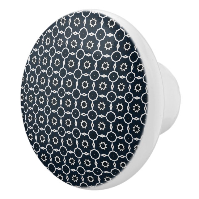 Geometriskt tryck knopp (Höger)