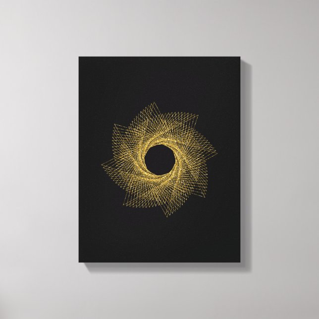 Geometrisymbol för helig canvastryck (Framsida)