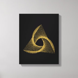 Geometrisymbol för helig canvastryck