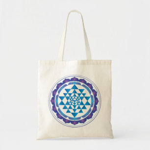 Geometrisymbol för Helig i Sri Yantra Mystical Tygkasse