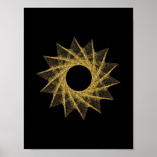Geometrisymbol för helig poster (Framsidan)