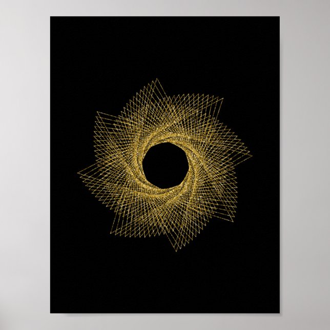 Geometrisymbol för helig poster (Framsidan)