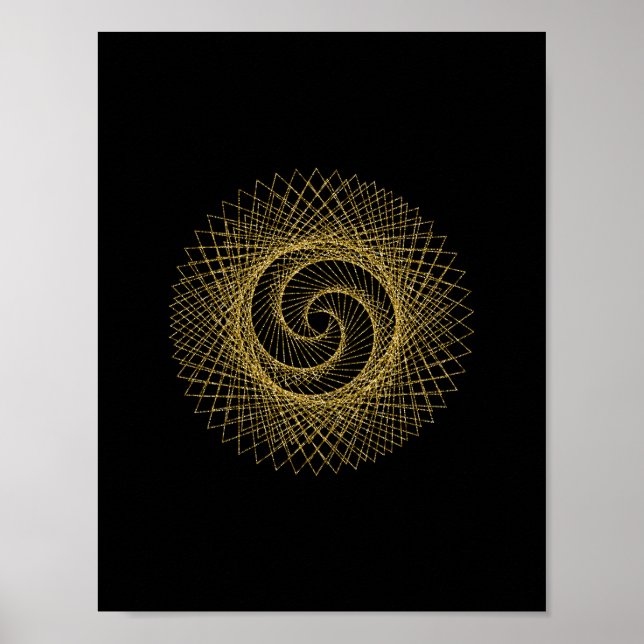Geometrisymbol för helig poster (Framsidan)