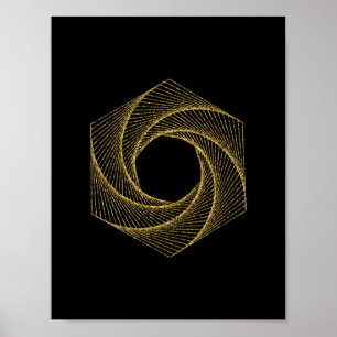 Geometrisymbol för helig poster