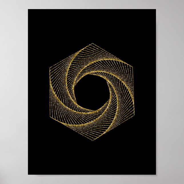 Geometrisymbol för helig poster (Framsidan)