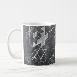 Geometry Chalkboard Kaffemugg
