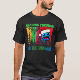 Geometry Dashing Through The Snow Sleep Dash Game T Shirt