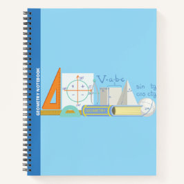 GEOMETRY ICONS (MARINE) NOTEBOOK