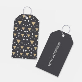  Geometry Luxe Presentetikett