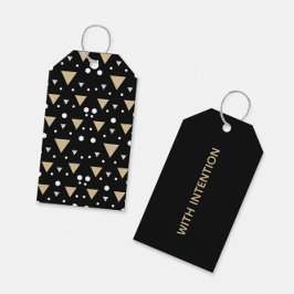  Geometry Luxe Presentetikett