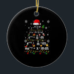 Geometry Math Science Teacher jul Julgransprydnad Keramik<br><div class="desc">Det här är en underbar gåva till din familj,  vänner som kärlek Jesus. De kommer att vara lycklig för att få den här gåvan från dig under julhelgen eller någon annan dag.</div>