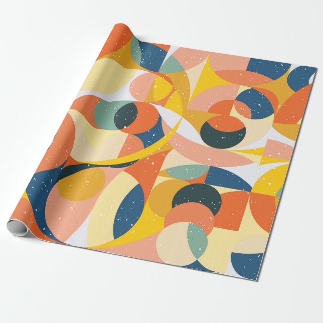 Geometry minimalistic artwork pattern with simple  presentpapper (Utrullad)